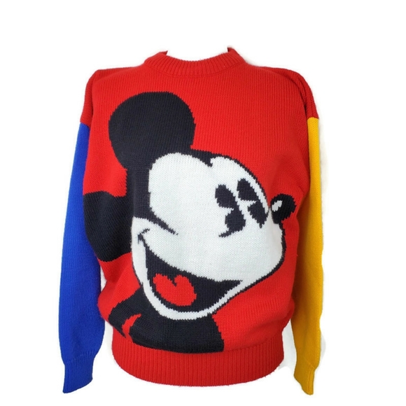 Mickey Mouse Color Block Sweater | Poshmark